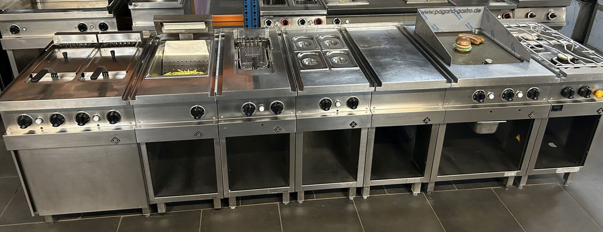 Gastroküche MKN Optima 850, 320 cm, Fritteuse – Bild 2