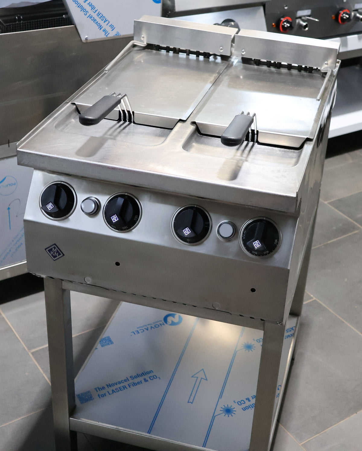 Fritteuse 2 Becken MKN generalüberholt alle Thermostate neu!!