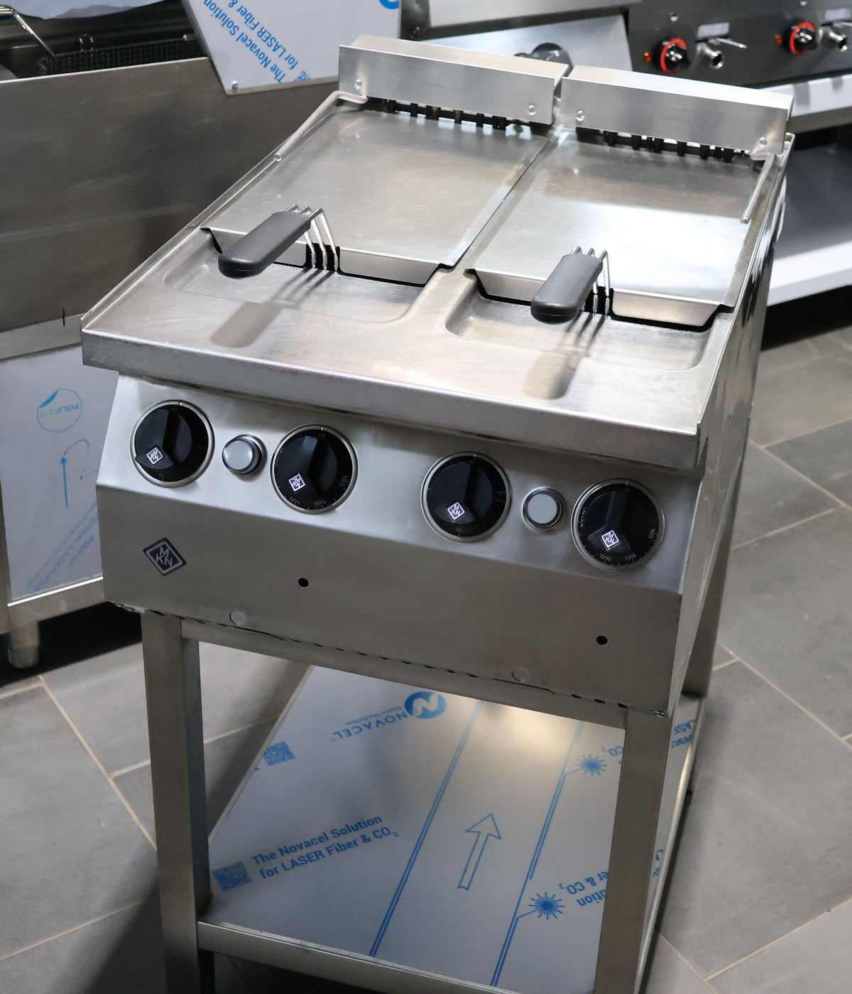 Fritteuse 2 Becken MKN generalüberholt alle Thermostate neu!!