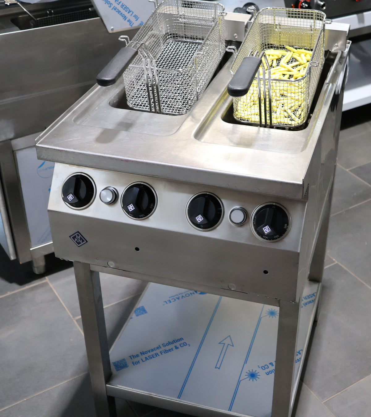 Fritteuse 2 Becken MKN generalüberholt alle Thermostate neu!!