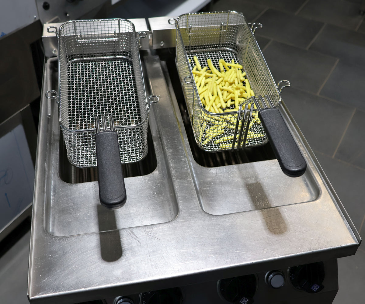 Fritteuse 2 Becken MKN generalüberholt alle Thermostate neu!!