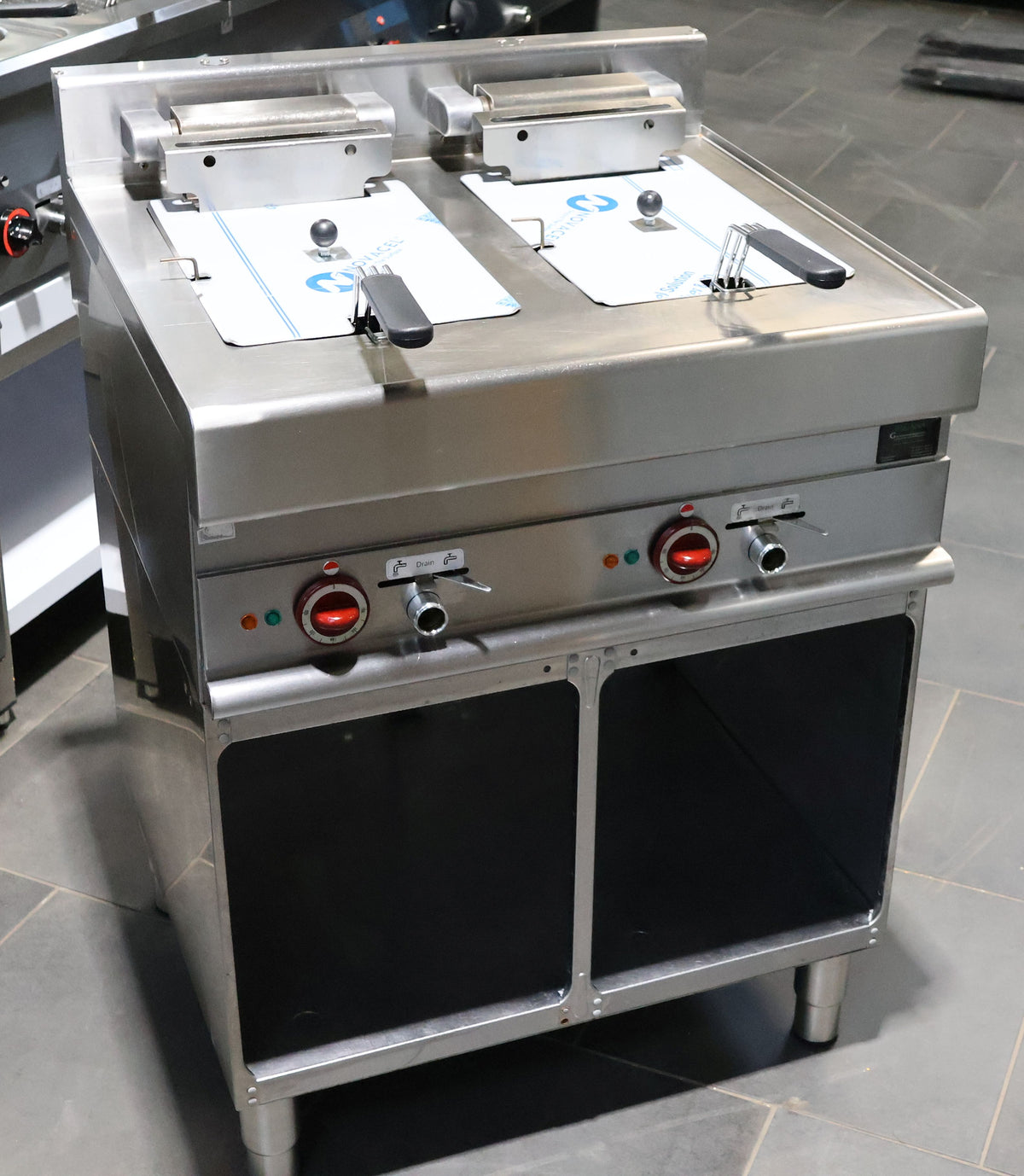 Fritteuse 2 Becken Modular 18 kW inkl. offenes Untergestell + 12 Monate Garantie*