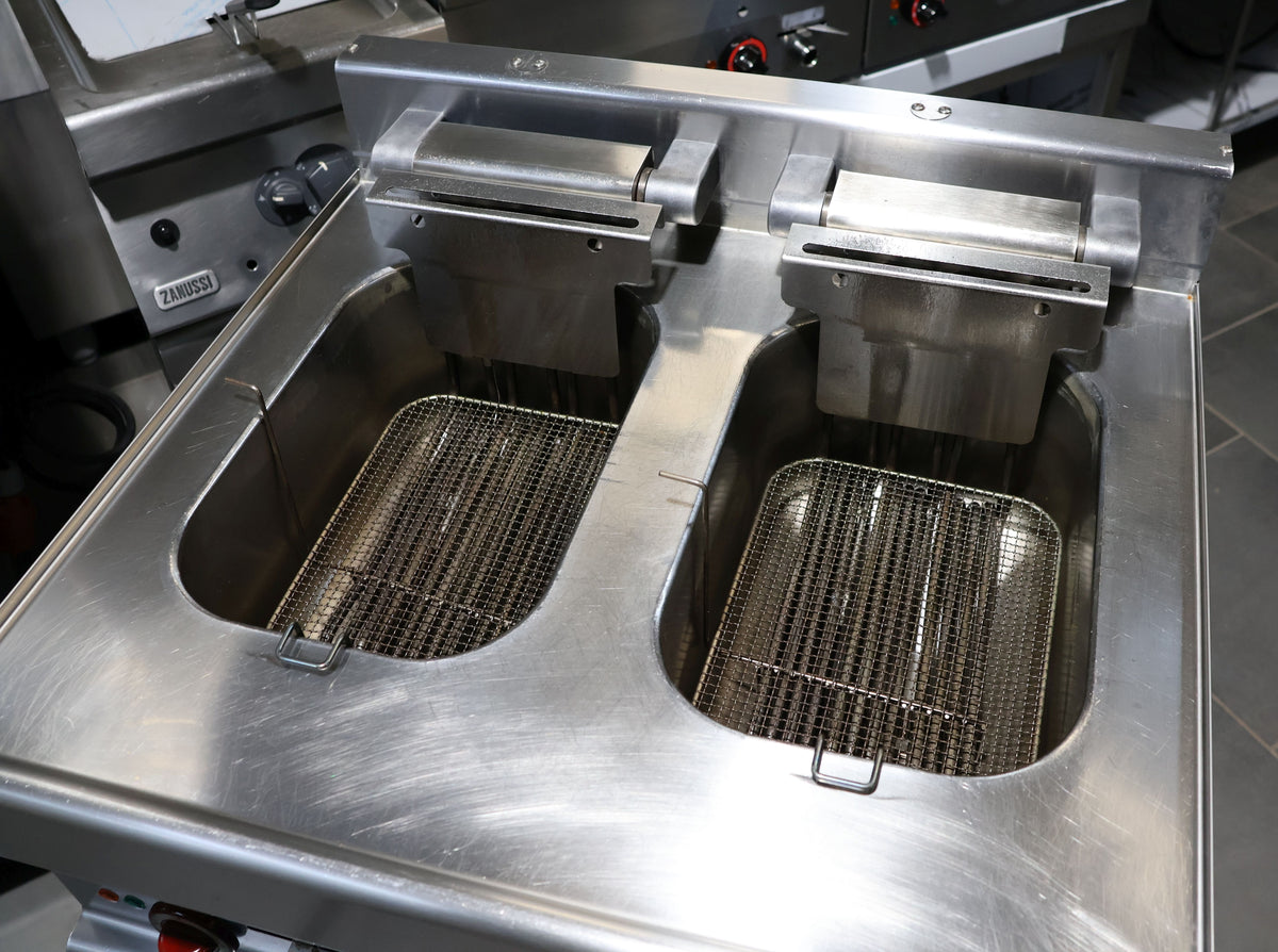 Fritteuse 2 Becken Modular 18 kW inkl. offenes Untergestell + 12 Monate Garantie*
