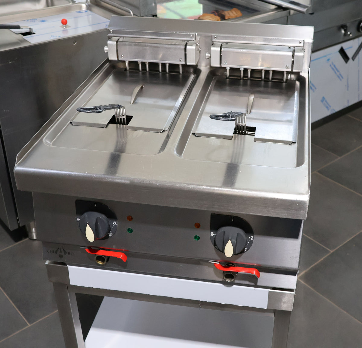 Fritteuse 2 Becken 18 kW geprüf & gereinigt +Garantie*