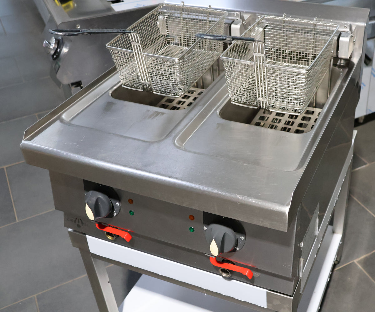Fritteuse 2 Becken 18 kW geprüf & gereinigt +Garantie*