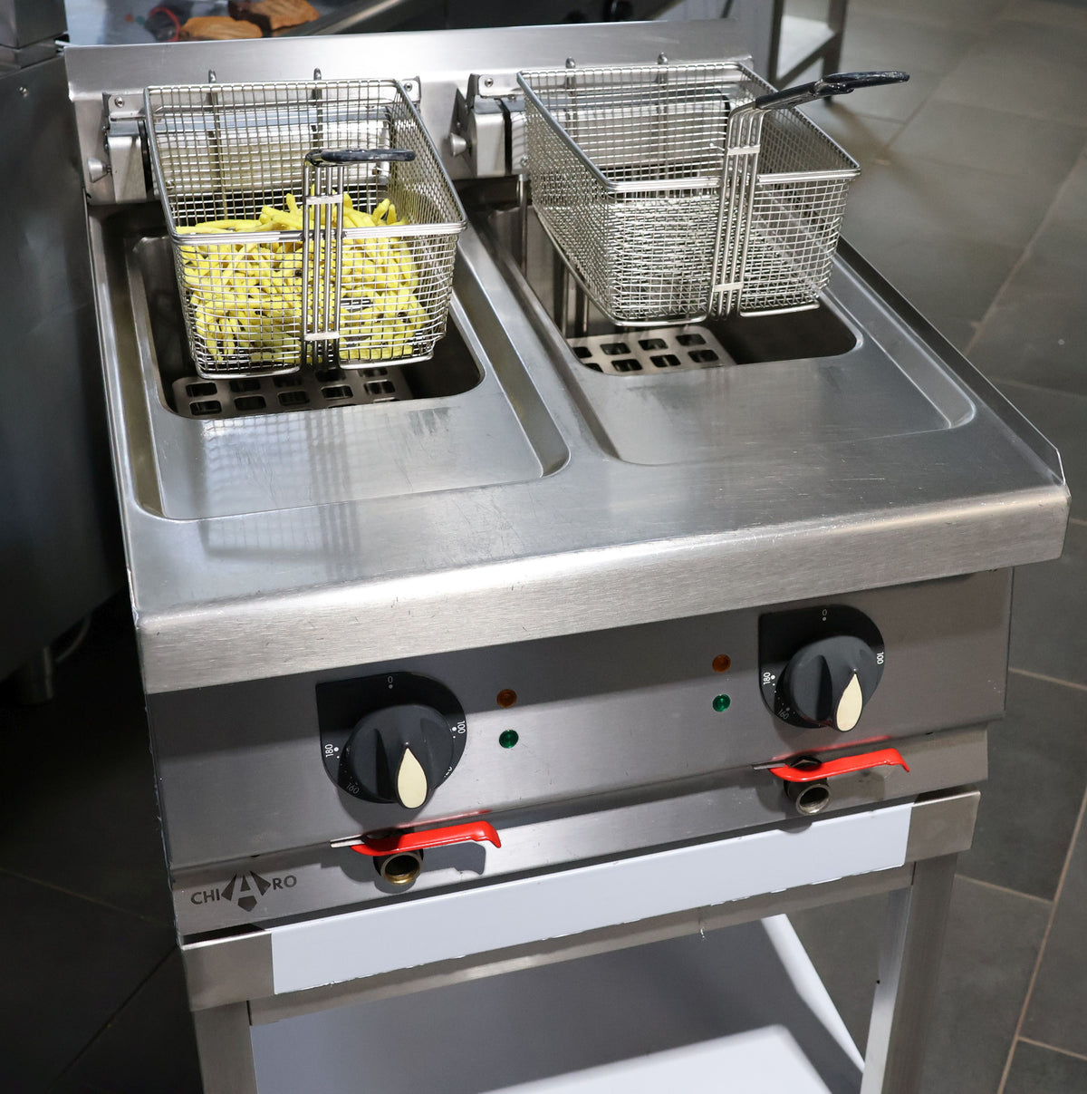 Fritteuse 2 Becken 18 kW geprüf & gereinigt +Garantie*