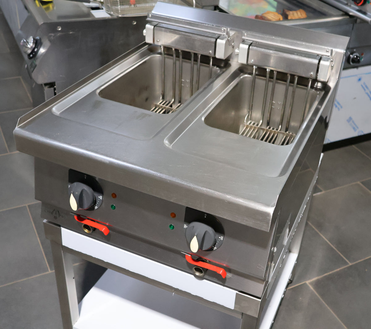 Fritteuse 2 Becken 18 kW geprüf & gereinigt +Garantie*