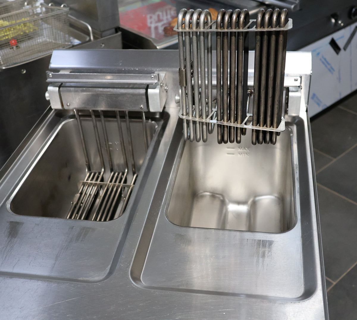 Fritteuse 2 Becken 18 kW geprüf & gereinigt +Garantie*